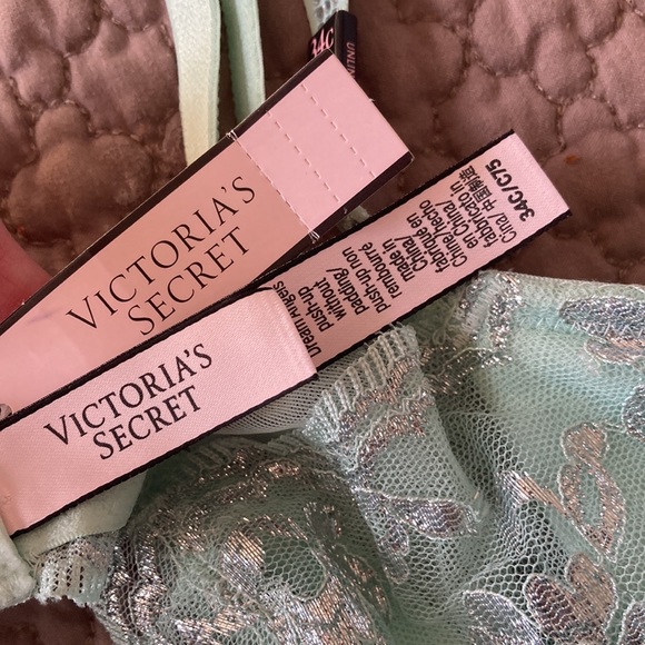 Victoria’s Secret soft mint green 34C bra NWT - Picture 4 of 14
